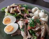 A picture of step 2 of Sig's Leftover Chicken Salad.