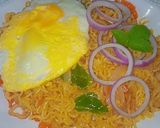 A picture of step 7 of Onion noodles🍜 🧅.