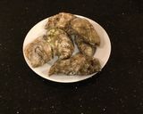 A picture of step 1 of Grilled Oysters With Garlic/Romano Herb Butter.