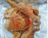 A picture of step 1 of Murgh musalman muglai.