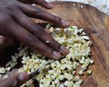 A picture of step 1 of Winter special big size brinjal bartha.