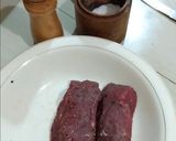 Foto langkah ke 1 dari resep Fillet Mignon Steak Dateng Bulan.