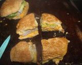 Foto del paso 5 de la receta: Bocaditos de hamburguesas de trucha con panceta