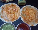 वेज फ्रेंकी रोल्स (veg frankie roll recipe in Hindi) रेसिपी चरण 9 फोटो