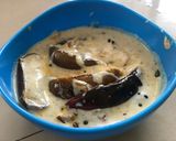A picture of step 5 of Dahi Baingan.
