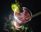 A picture of step 2 of Beetroot mojito.