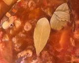 A picture of step 5 of Bowtie Pasta Stew 🤩.