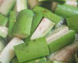 รูปขั้นตอนการทำที่ 2 ของ ผัดมะเขือยาวหมูสับ