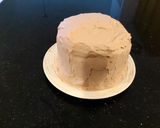 A picture of step 17 of Chocolate Strawberry Cream Layer Cake.