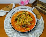 Foto langkah ke 7 dari resep Sayur Labu Kacang Panjang Tempe.