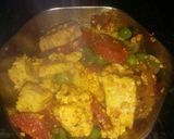 A picture of step 3 of Matar cheese mix veg.