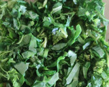 A picture of step 4 of Tabbouleh.