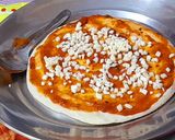 A picture of step 3 of Chicken Shawarma Pizza.