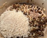 A picture of step 5 of Mushroom Risotto with Peas.