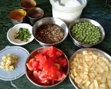 A picture of step 1 of रवा उपमा.