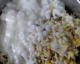 A picture of step 2 of Corn methi Dhokla.