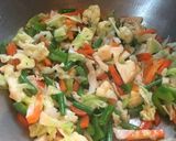A picture of step 3 of Winter Vegetable Pasta.