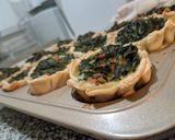 Foto del paso 5 de la receta: Canastitas de Espinaca (versión común y versión FIT)