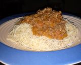 A picture of step 3 of Bolognese sauce.