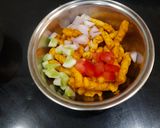 A picture of step 2 of Kurkure Chhat.
