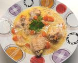Tejfölös karalábéleves csirkeszárnnyal🍲 recept fázis 3 fotója
