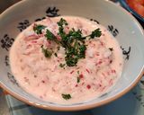 Une image de l'étape 3 de Tzatziki de radis rose.