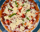 ஃப்ரைடு சிக்கன் பீட்ஸா ரெசிபி ஸ்டேப் 6 புகைப்படம்