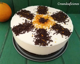 Foto del paso 7 de la receta: Tarta fría de naranja, queso fresco batido y yogur