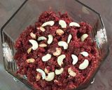 A picture of step 9 of Beetroot Halwa.