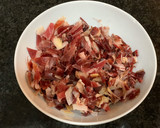 Foto del paso 4 de la receta: Arroz integral con jamón ibérico y foie