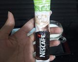 A picture of step 1 of Choco hazelnut iced coffee.
