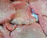 A picture of step 1 of Lime Beef with Mush and Potatoes.