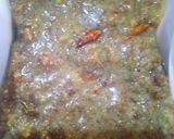 A picture of step 5 of Rava coconut burfi cardamom flavour.
