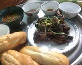 Hình bước làm 1 của món Chim cút rô ti