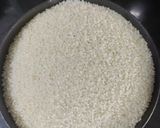 A picture of step 1 of Sama Rice Dhokla.