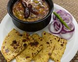 A picture of step 3 of Dal Palak.