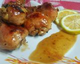 Foto del paso 4 de la receta: Pollo asado con salsa de naranja y miel