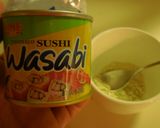 A picture of step 13 of Salmon Donburi (Salmon rice bowl).