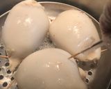 Hình bước làm 3 của món Mực dồn thịt hấp