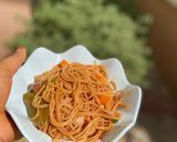 A picture of step 6 of Brown spaghetti.