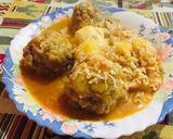 Foto del paso 4 de la receta: Estofado de albóndigas con papas y arroz 🥔🍛