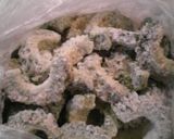 A picture of step 3 of Deep-Fried Bitter Melon Seasoned with Garlic & Cheese.