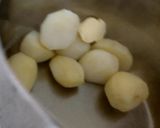 A picture of step 2 of My Minted Mashed Potatoes 😙.