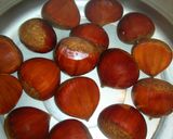 A picture of step 4 of How to Peel and Boil Chestnuts Using a Pressure Cooker.