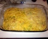 A picture of step 7 of chicken spaghetti.