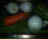 Foto del paso 1 de la receta: Mbaipy de pollo y carne