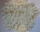 A picture of step 1 of Low-carb Mock Okara Pancakes.