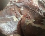 A picture of step 1 of Hunter beef.