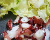 A picture of step 2 of Octopus and Lettuce Salad with Rich Mayonnaise Dressing.