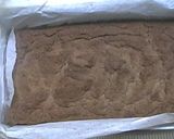A picture of step 4 of Okara & Tofu Kanten Chocolate Cake for Dieters.